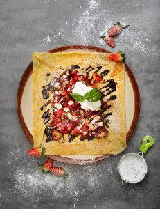 Sweet Crepe - Red Skirt (2)